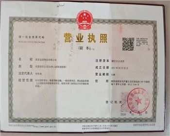 西安金通物流有限公司營業(yè)執(zhí)照